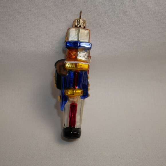 Christopher Radko "Itty Bitty Cracker" Nutcracker Soldier Glass Ornament ~5" - Picture 3 of 7